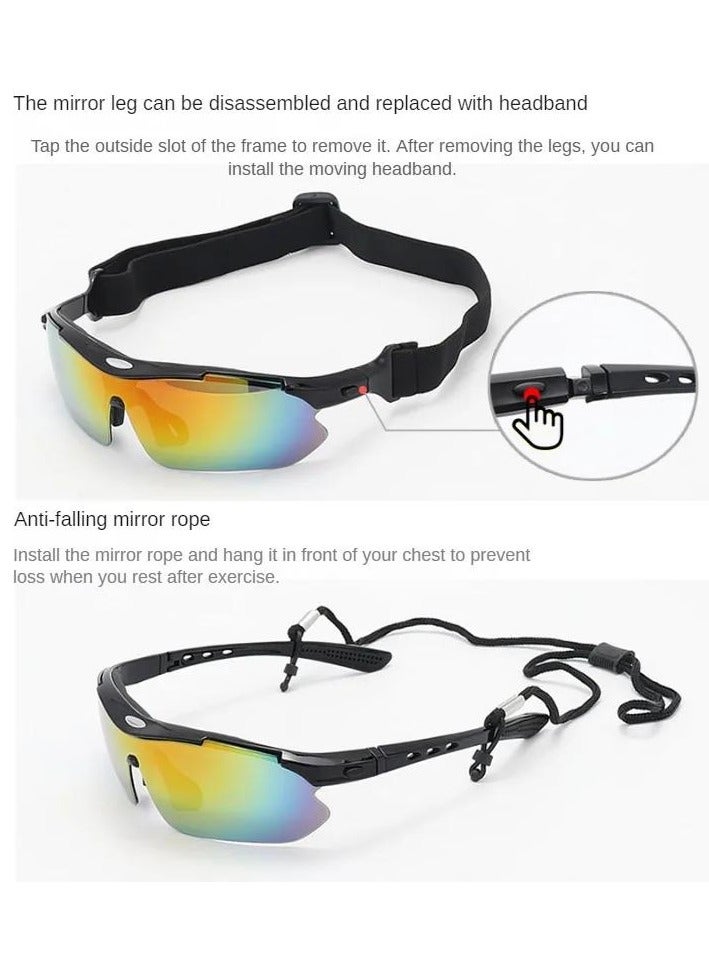 Outdoor Tactical Polarized Sunglasses UV400 Shooting Riding Interchangeable Glasses with 5 Lenses, Seller's Exclusive InfinityHandmade - Image 5