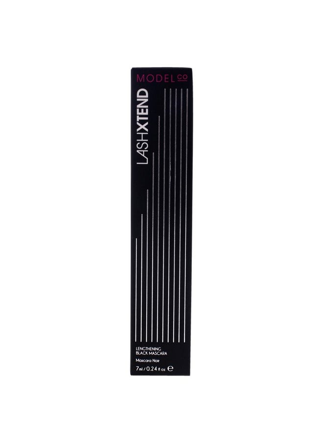ModelCo - Lashxtend Tubing Mascara Highly Pigmented And Glossy Innovative Formula Won'T Smudge Or Flake Long Lasting Intense Lengthening For Extreme Lash Effect Easy Removal Black 0.24 Oz - Image 1