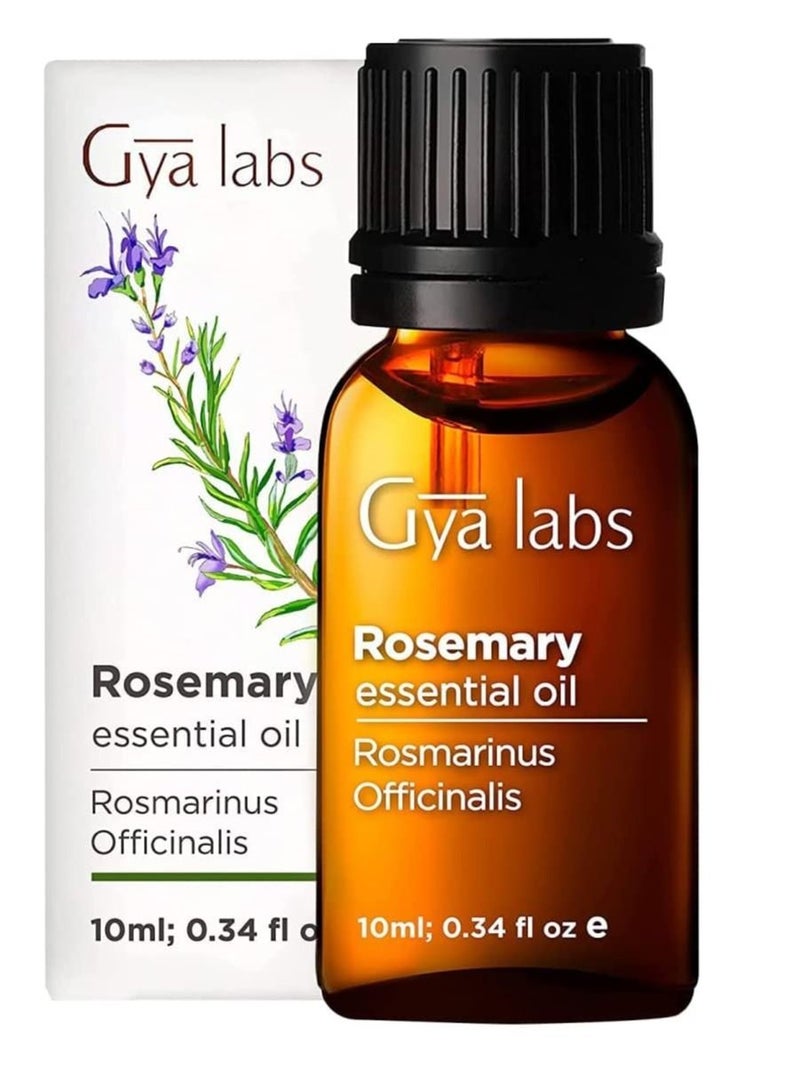 جيا لابس زيت إكليل الجبل النقي لنمو الشعر وفروة الرأس الجافة 0.34 أوقية