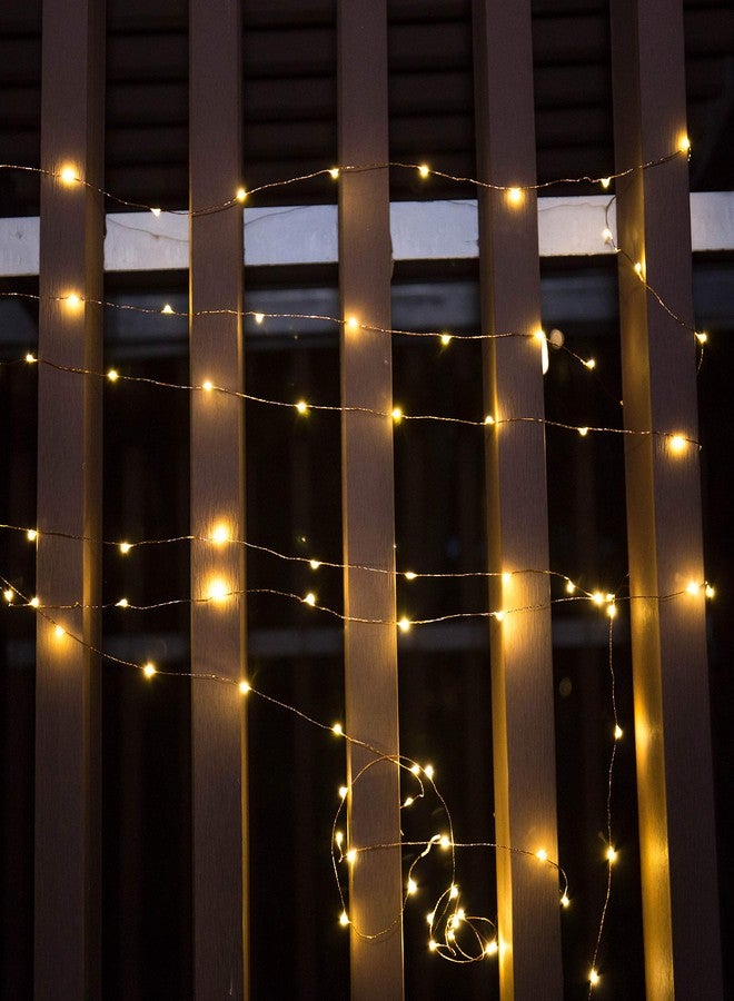 LTETTES 10 Meter 100 Led USB Powered Waterproof Copper Wire Warm White Led Fairy String Lights for Home Bedroom Decorations Lights. Wedding, Diwali, Christmas Tree Lights - Image 4