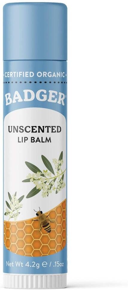 Badger Balm Organic Unscented Lip Care Stick 42 g