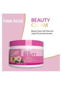 VCare V Care Beauty Cream,Pink Rose,300ml,Prevents Dryness,Provides Calming Experience  - Image 3