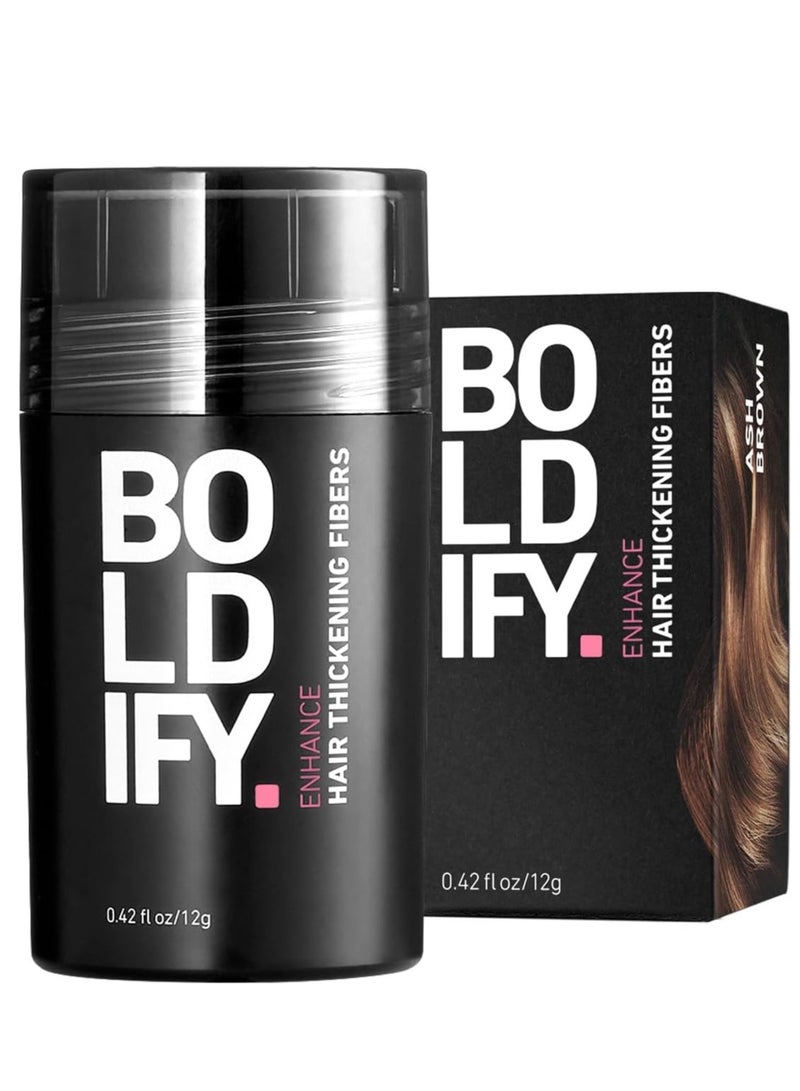 بولديفاي الياف شعر للشعر الخفيف  بني رمادي فاتح  زجاجة 12 غرام  حشو شعر طبيعي لا يمكن اكتشافه يخفي تساقط الشعر على الفور يزيد كثافة الشعر طبقة علوية - Image 1
