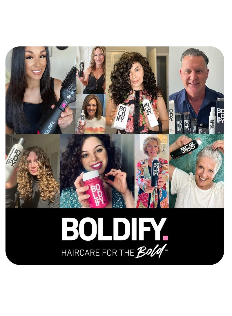 بولديفاي الياف شعر للشعر الخفيف  بني رمادي فاتح  زجاجة 12 غرام  حشو شعر طبيعي لا يمكن اكتشافه يخفي تساقط الشعر على الفور يزيد كثافة الشعر طبقة علوية - Image 3