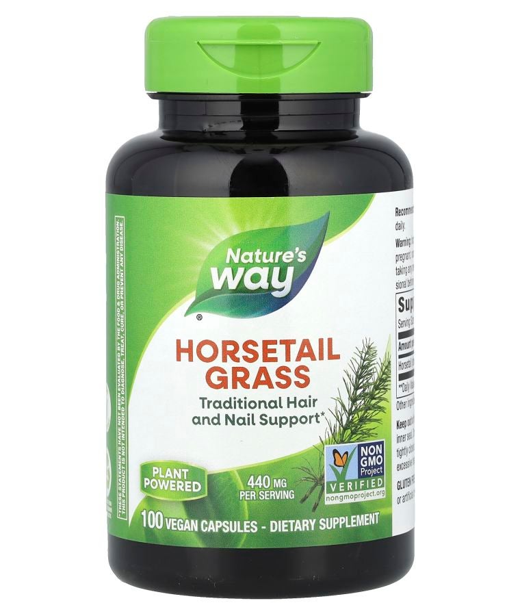 Nature's Horsetail Grass 440 mg 100 Vegan Capsules