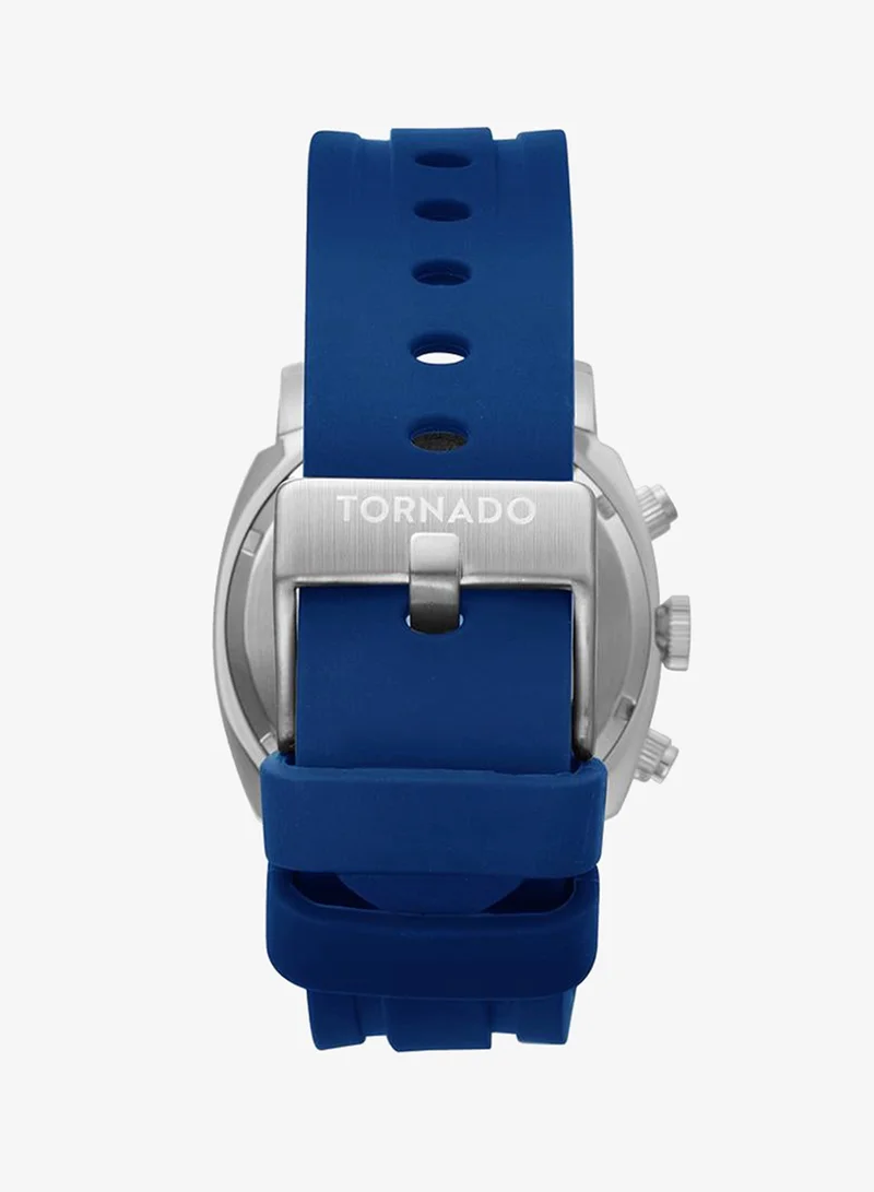 Tornado Blue Men's Silicone Chronograph Watch T9102-SSNN - 43x52 mm for Men | Best Price UAE