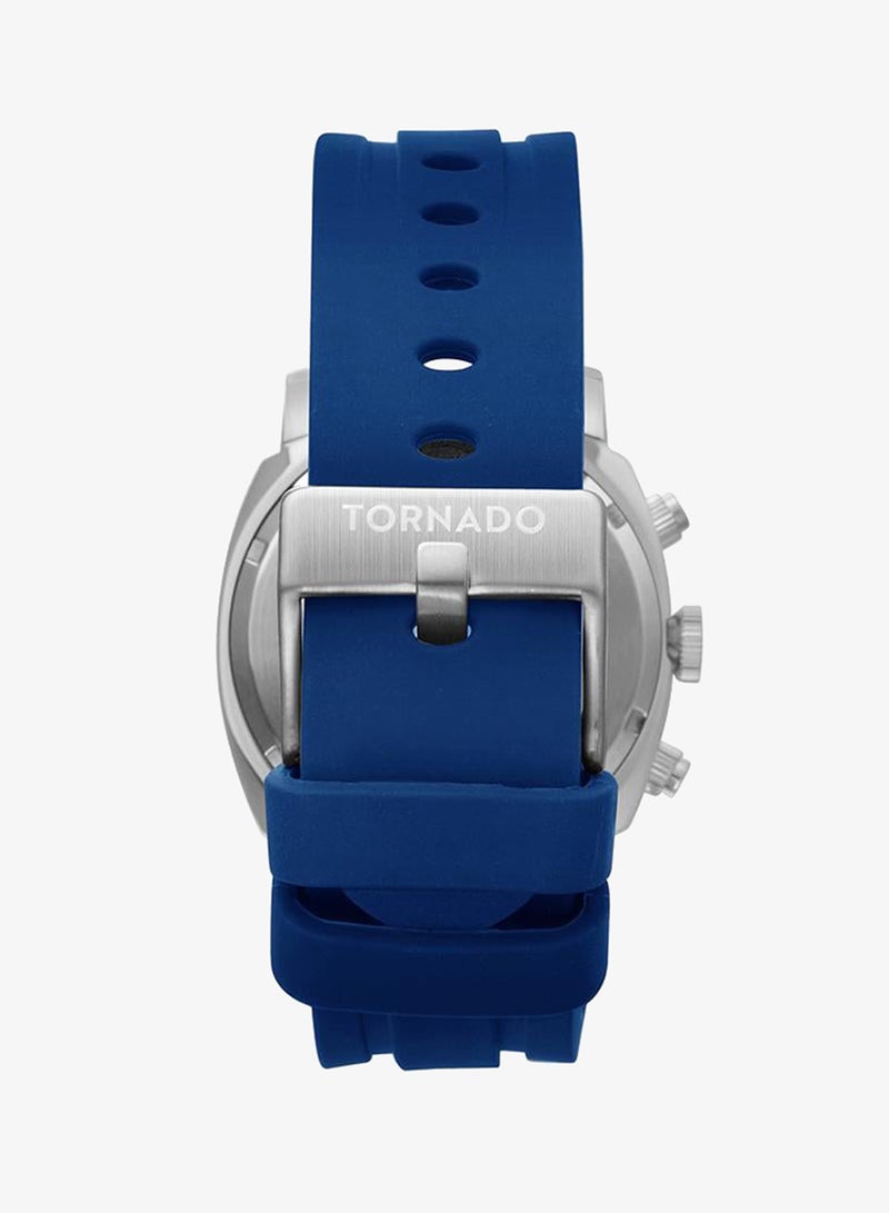 TORNADO Men's Silicone Chronograph Watch T9102-SSNN - 43x52 mm - Image 3