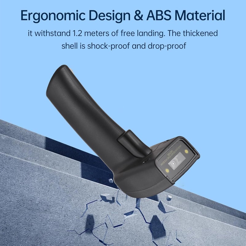 ماسح باركود USB يدوي بتقنية CCD، يدعم المسح اليدوي والتشغيل التلقائي، مناسب للمتاجر الصغيرة والمكتبات والخدمات اللوجستية - Image 3