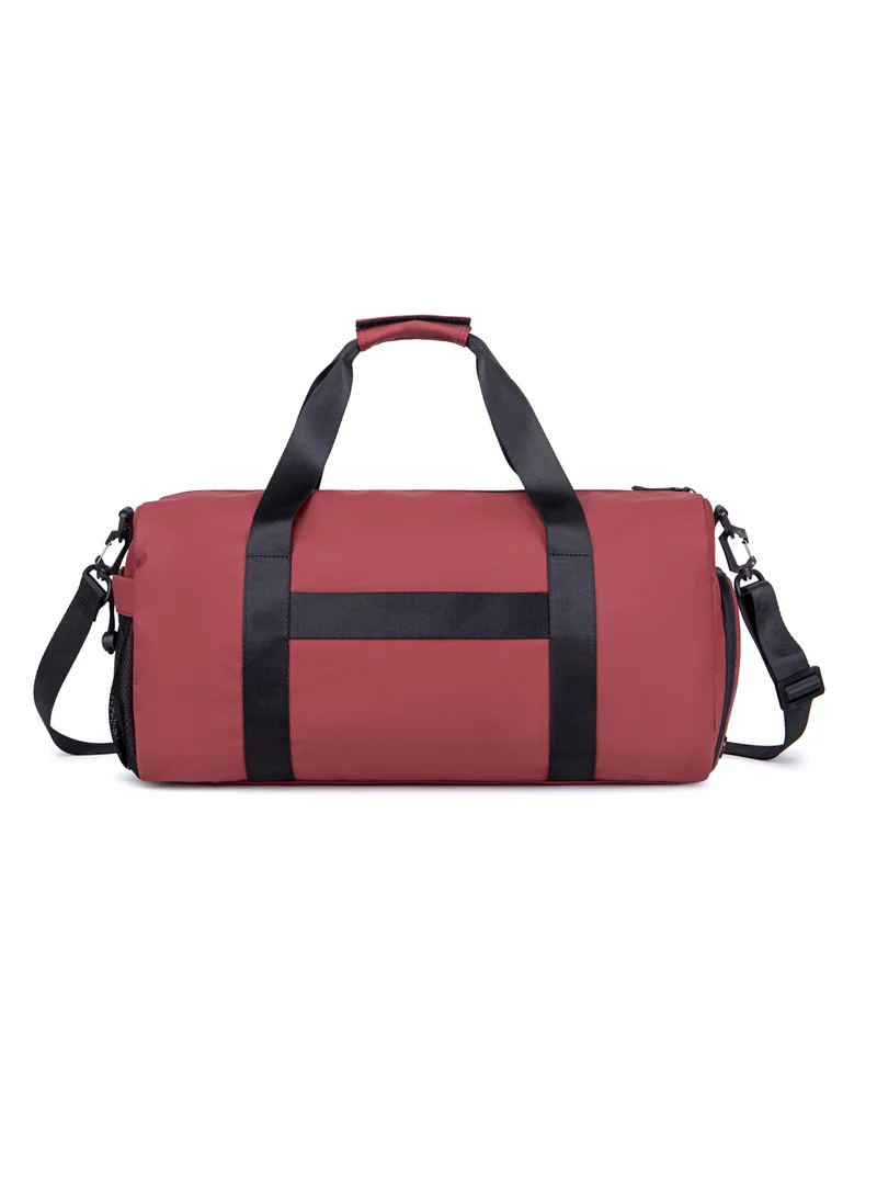 ARCTIC HUNTER Premium Gym Bag Water Resistant Duffel Bag with Shoe Compartment and Detachable Shoulder Straps for Men and Women LX00537 Red