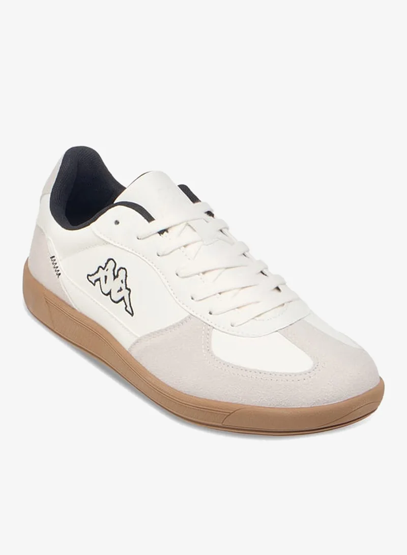 Kappa Men's Logo Embossed Sports Shoes with Lace-Up Closure