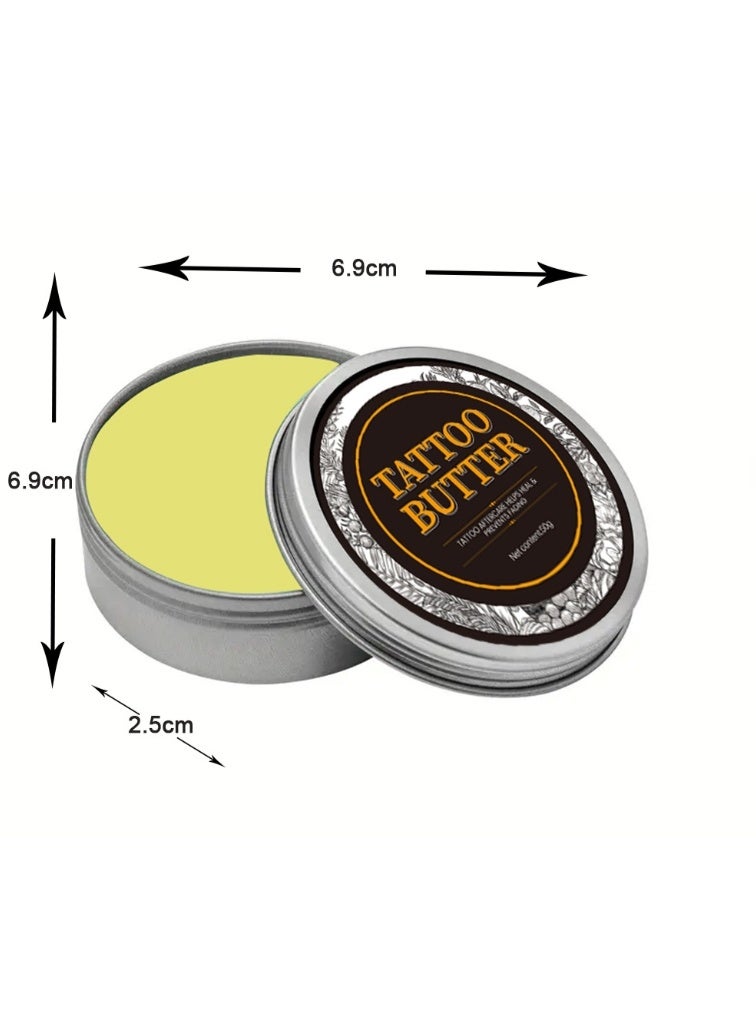 MIAOFUTONG 50 g Tattoo Butter, Care Cream for Daily Tattoo After-Care Care, Tattoo Care, Aftercare Refreshing Ointment, Aftercare for Tattooed Skin - Image 4