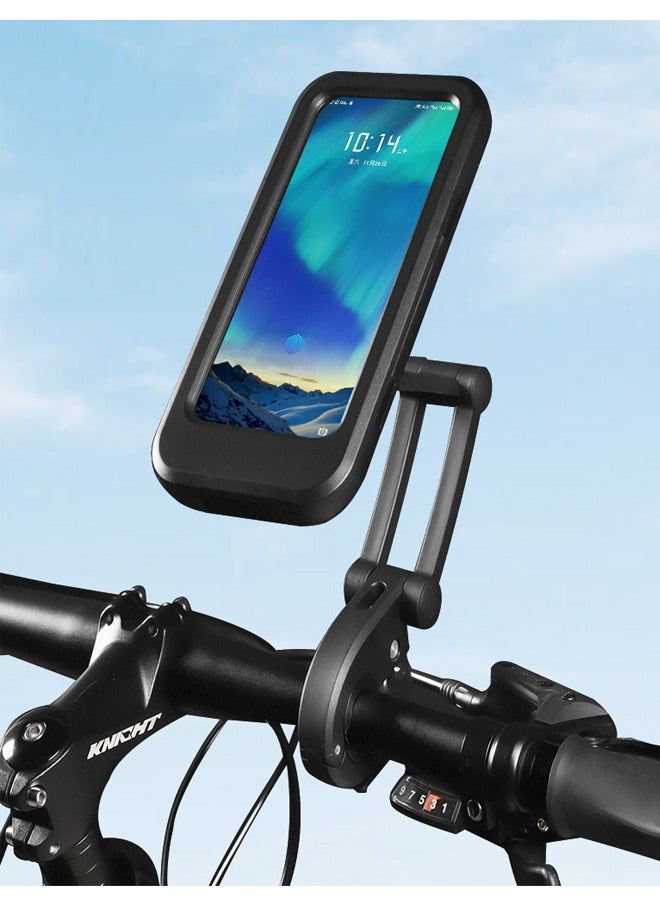 Generic Cycle Phone Holder Waterproof, Motorcycle Handlebar Mount,Mountain Bicycle Cellphone Clamp  - Image 1
