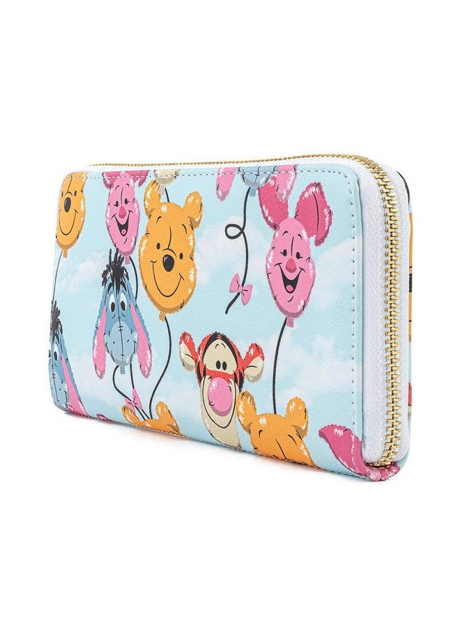 Loungefly Disney Winnie The Pooh Balloon Friends Zip Around Faux Leather Wallet - Image 2