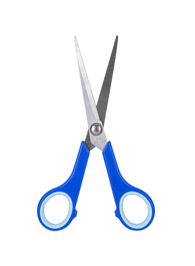 Deli 1-Piece Soft Grip Scissors 175mm Length Assorted Colours - Image 3