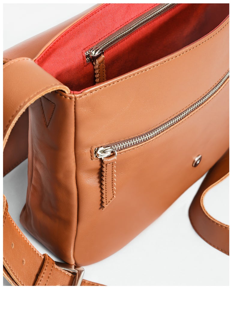 LACAMBRA Premium Handbag Satchel Original Pure Leather LACAMBRA  - Image 3