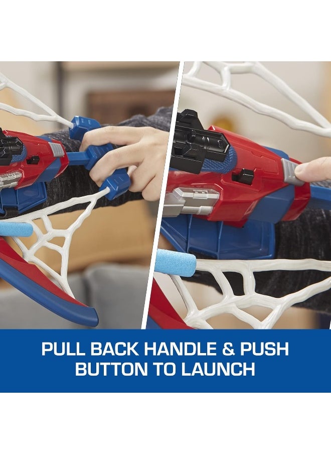 Spider-Man - Marvel Web Shots Spiderbolt NERF Powered Blaster Toy, Fires Darts, Includes 3 Darts And Instructions - Image 1
