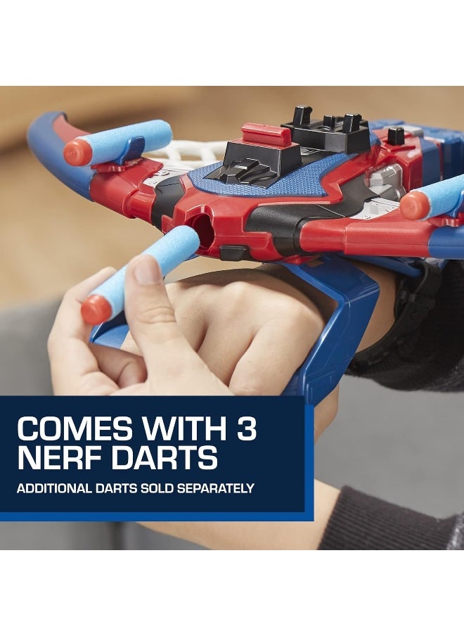 Spider-Man - Marvel Web Shots Spiderbolt NERF Powered Blaster Toy, Fires Darts, Includes 3 Darts And Instructions - Image 1