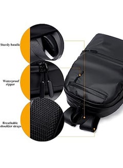 Arabest Laptop Backpack for Men or Women, Water Resistant Travel Backpacks,Large Capacity, Fashion Slim Durable College School Backpacks Fits 15.6 Inch Laptop Business Travel Anti Theft Bookbag Gift  - Image 2