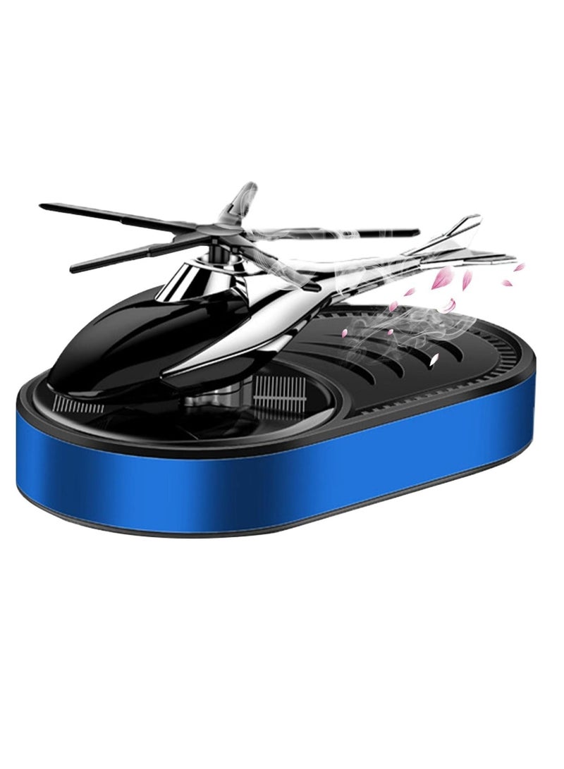 Yuwell Car Air Freshener Solar Powered Helicopter Air Perfume For Car Long Lasting Fragrances Diffusers For Auto Dashboard Car Perfumes - Image 1