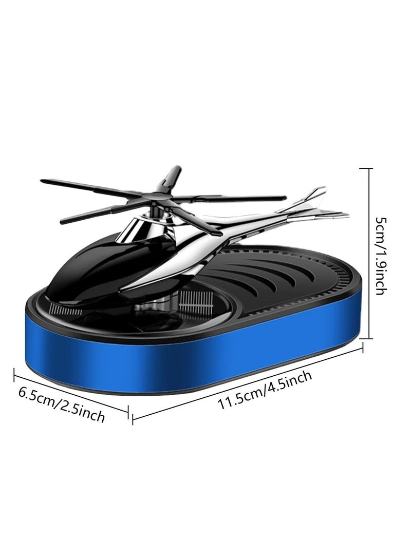 Yuwell Car Air Freshener Solar Powered Helicopter Air Perfume For Car Long Lasting Fragrances Diffusers For Auto Dashboard Car Perfumes - Image 2
