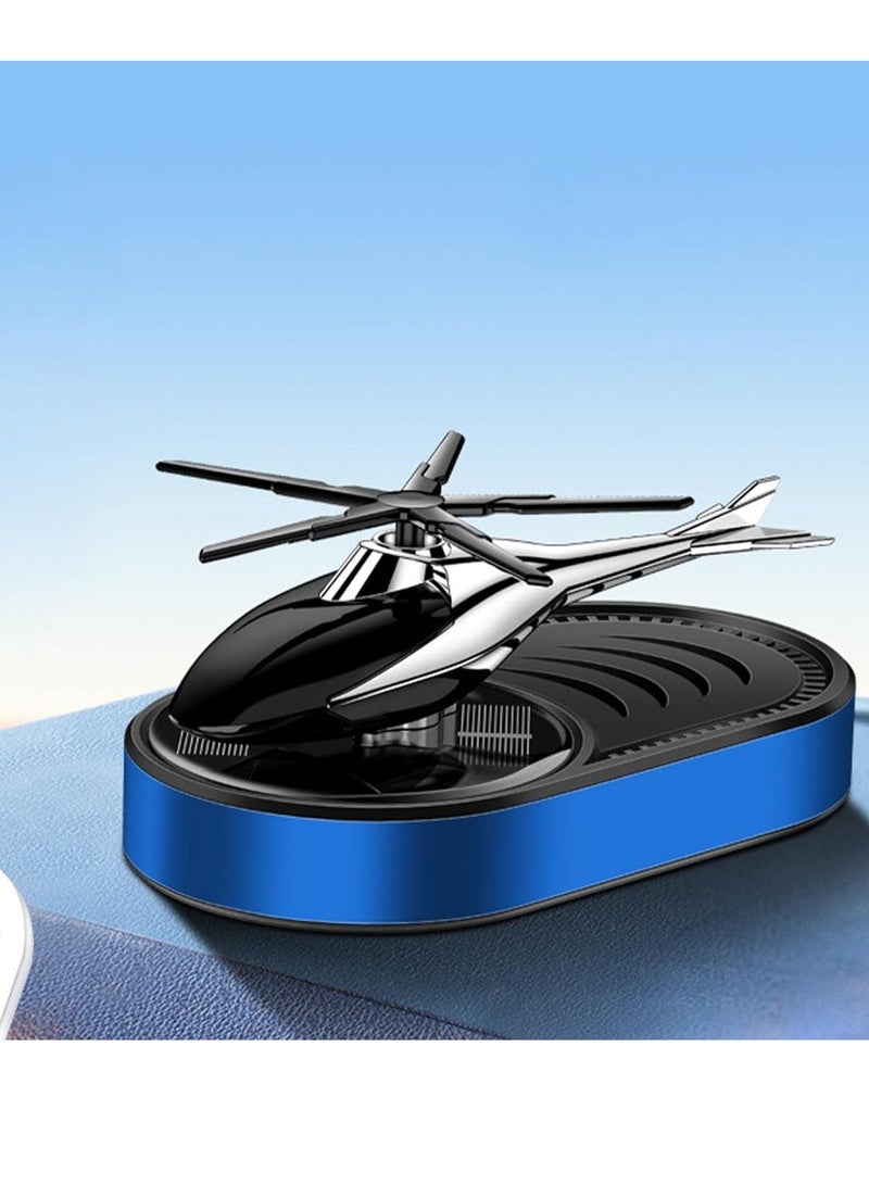 Yuwell Car Air Freshener Solar Powered Helicopter Air Perfume For Car Long Lasting Fragrances Diffusers For Auto Dashboard Car Perfumes - Image 3
