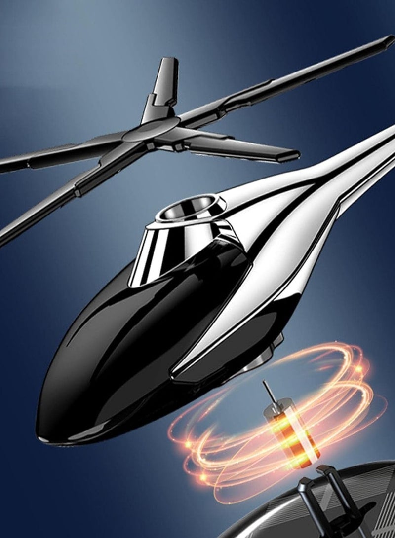 Yuwell Car Air Freshener Solar Powered Helicopter Air Perfume For Car Long Lasting Fragrances Diffusers For Auto Dashboard Car Perfumes - Image 5