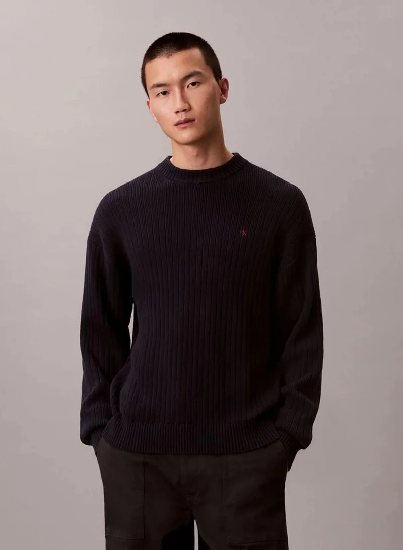 Monogram Logo Relaxed Sweater