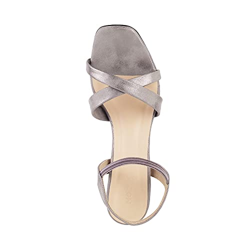 Mochi Womens Synthetic Gun Metal Sandals (Size (3 UK (36 EU)) - Image 5