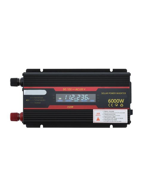 عاكس ذكي للسيارة يعمل بالطاقة الشمسية ومزود بشاشة من نوع LCD