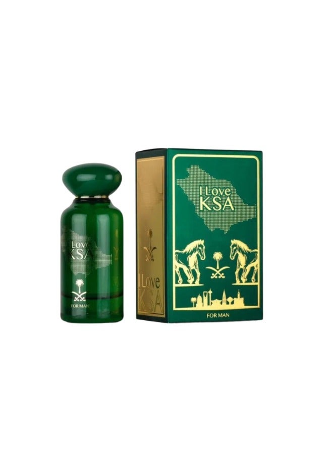 Lattafa I LOVE KSA Eau de Parfum for Men - 100ml - Image 1