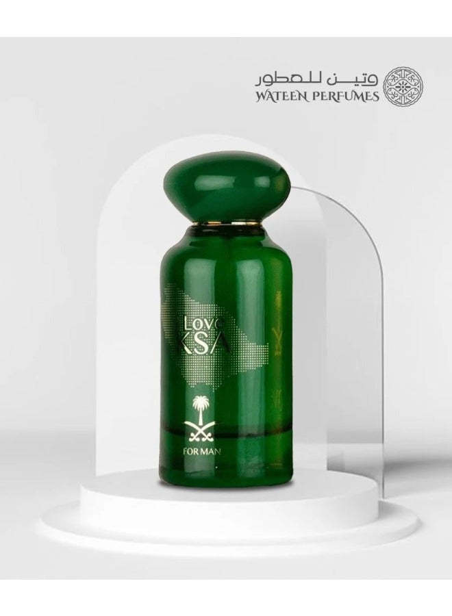Lattafa I LOVE KSA Eau de Parfum for Men - 100ml - Image 3