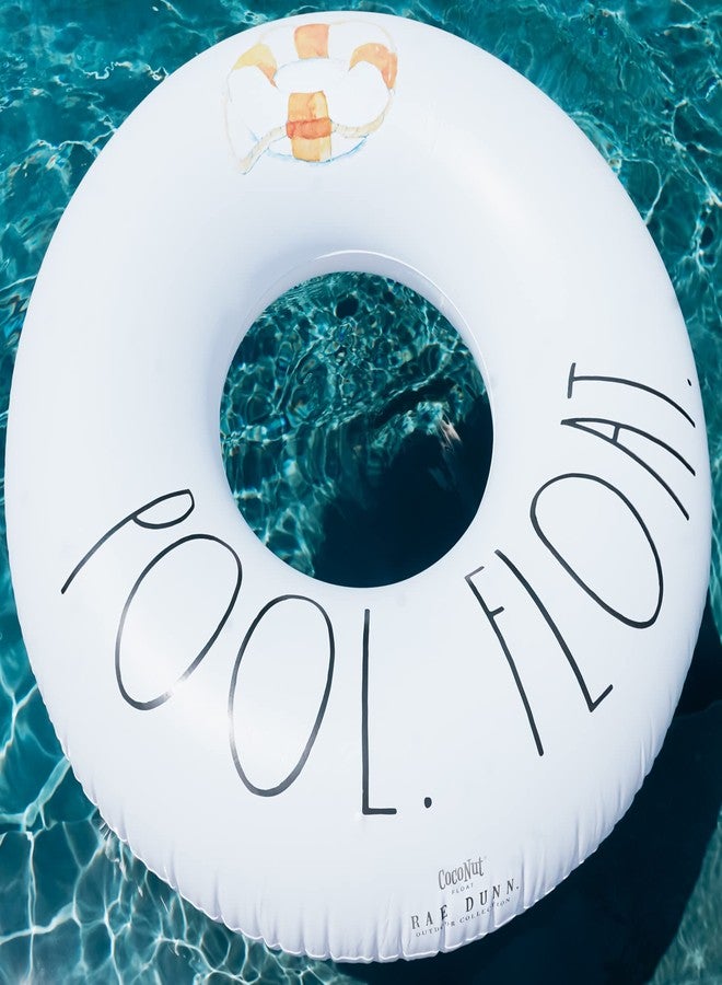 Coconut Float Rae Dunn x Adult Hammock Float - Chill Theme - Adult Size Multi-Purpose Inflatable Drifter, Saddle Float & Lounge Chair - Versatile Ride-On for Summer & Swim Parties - Image 2