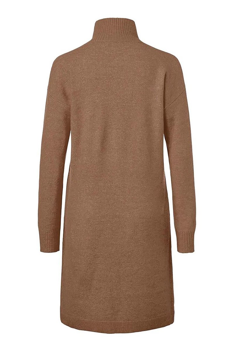 Tchibo Women Textured Sweater Dress, Brown - Image 3