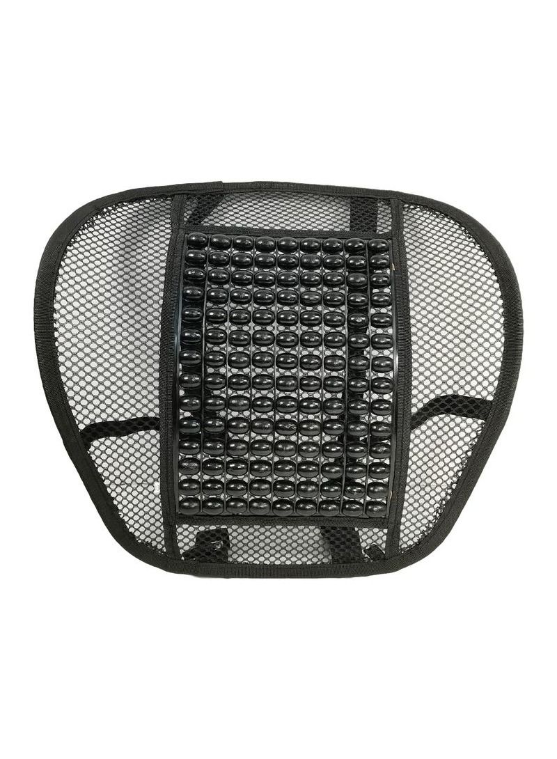 مريحة وسادة المقعد العلاج بالابر مسند الظهر دعم قطني لمقعد كرسي السيارة وسادة حبة خشبية 1 قطعة - Image 1