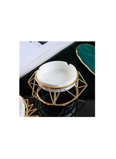 ماركة غير محددة منفضة سجائر ذهبية للديكور المنزلي  - Image 2