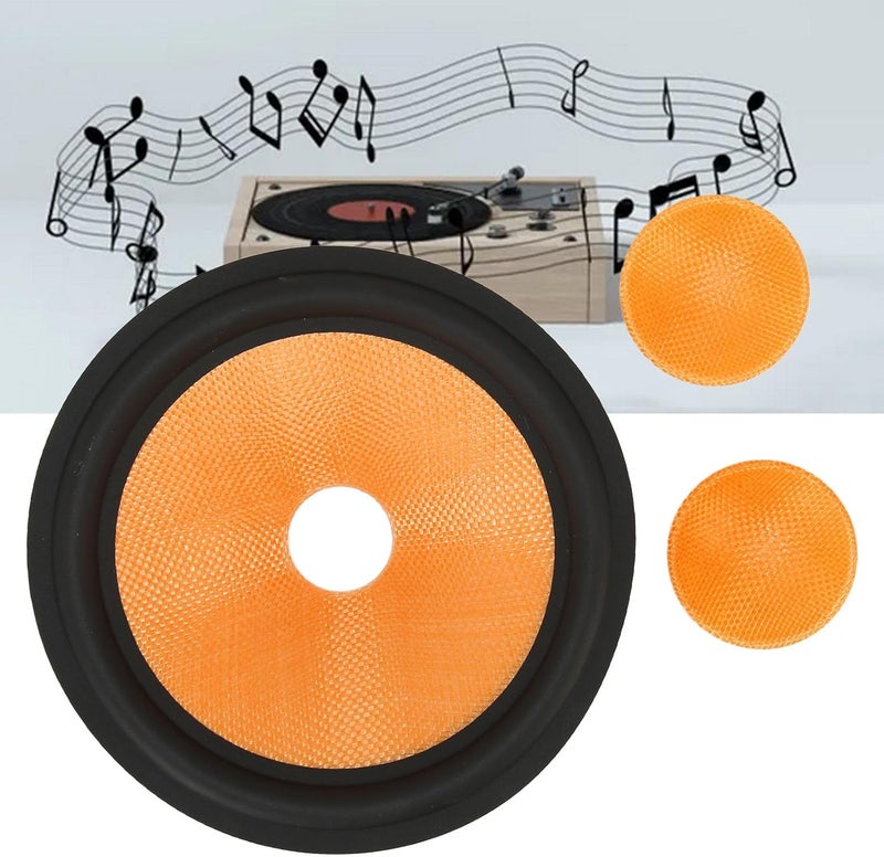Paper Speaker Cone Drum Paper, Subwoofer Cones for 8 Inch Speaker, High Grade Glass Fiber with 1.4 Inch Inner Diameter, Durable Speaker Drum Paper for Enhanced Sound Quality - Image 5