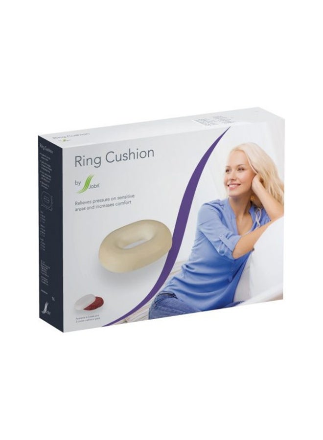 Jobri 16" Ring Cushion- Plaid - Image 1