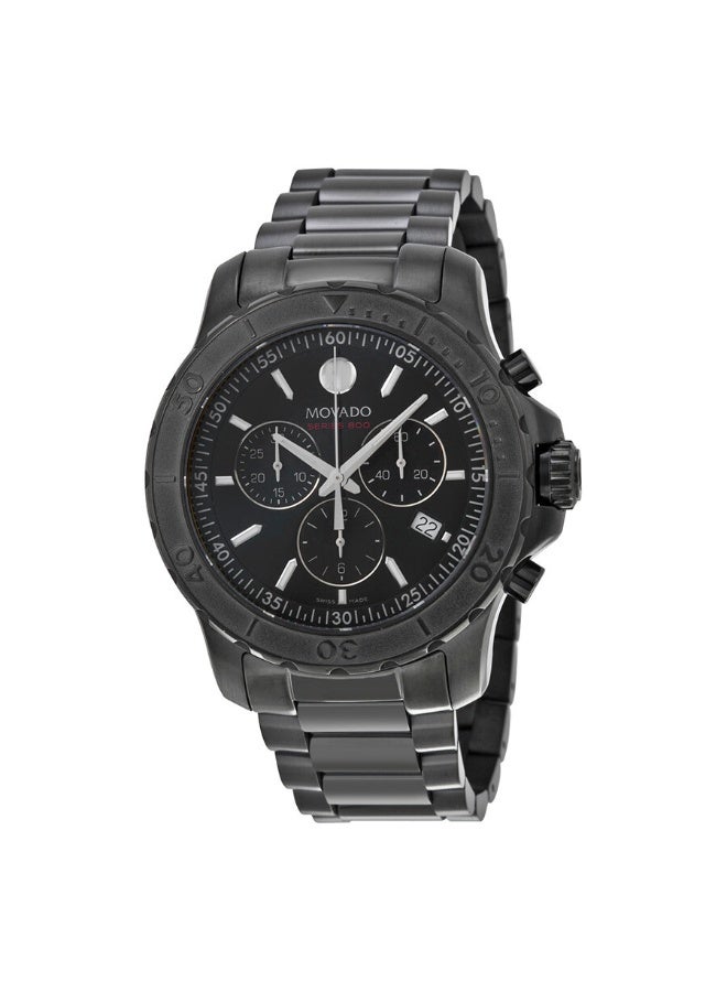MOVADO BOLD Movado Series 800 Chronograph Black PVD Men's Watch - Image 1