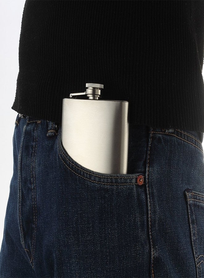 كيو إل إل طقم قارورة من الفولاذ المقاوم للصدأ سعة 8 أونصات مع قمع من 6 قطع من QLL، يتضمن قمعًا سهل الصب، هدية رائعة - Image 4