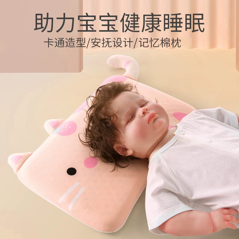 Children'S Pillow Memory Foam Cartoon Cute Baby Pillow Kindergarten Sleeping Baby Pillow Universal For All Seasons - Image 2