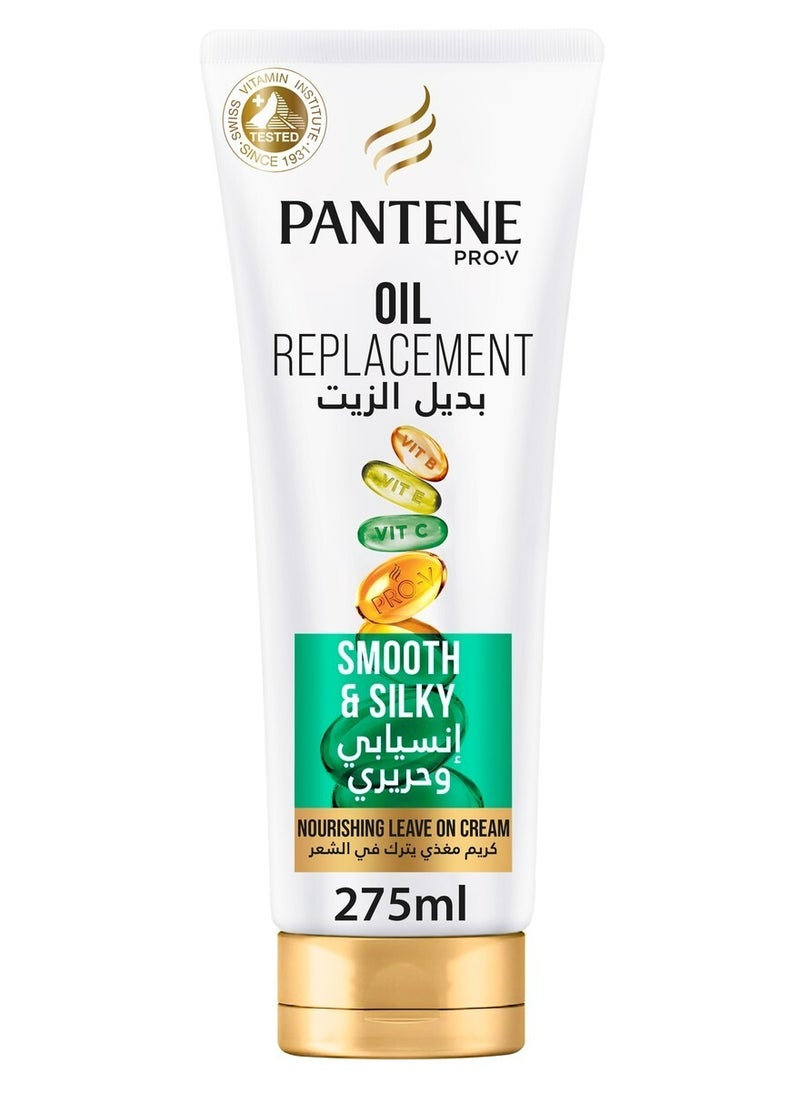Pantene Pro-V Smooth & Silky Oil Replacement for Frizzy Hair Leave-In Conditioner 275ml