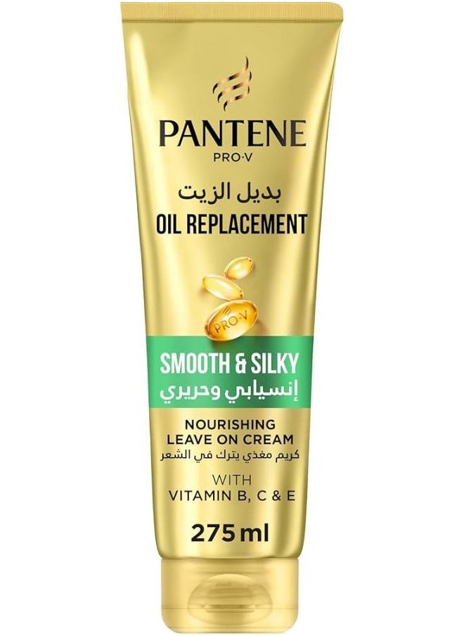 Pantene Pro-V Smooth & Silky Oil Replacement for Frizzy Hair Leave-In Conditioner 275ml