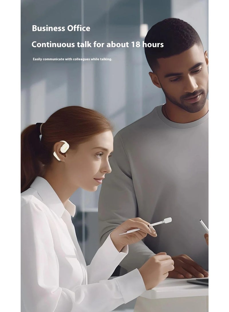 دوداو سماعات أذن لاسلكية DUDAO U4A بتصميم مشبك للأذن، عمر بطارية طويل يصل إلى 24 ساعة، BT V.5.3، أذن يمنى واحدة، مريحة للرياضة والعمل والقيادة (لوزي) - Image 4