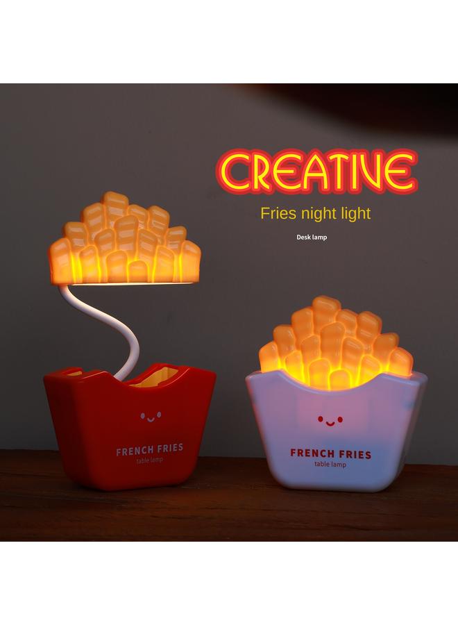 Bluejw New Hamburger Night Light With Pencil Sharpener Children's Learning Lamp Creative Mini Table Lamp Sleep Lamp Charging Bedside Lamp - Image 3