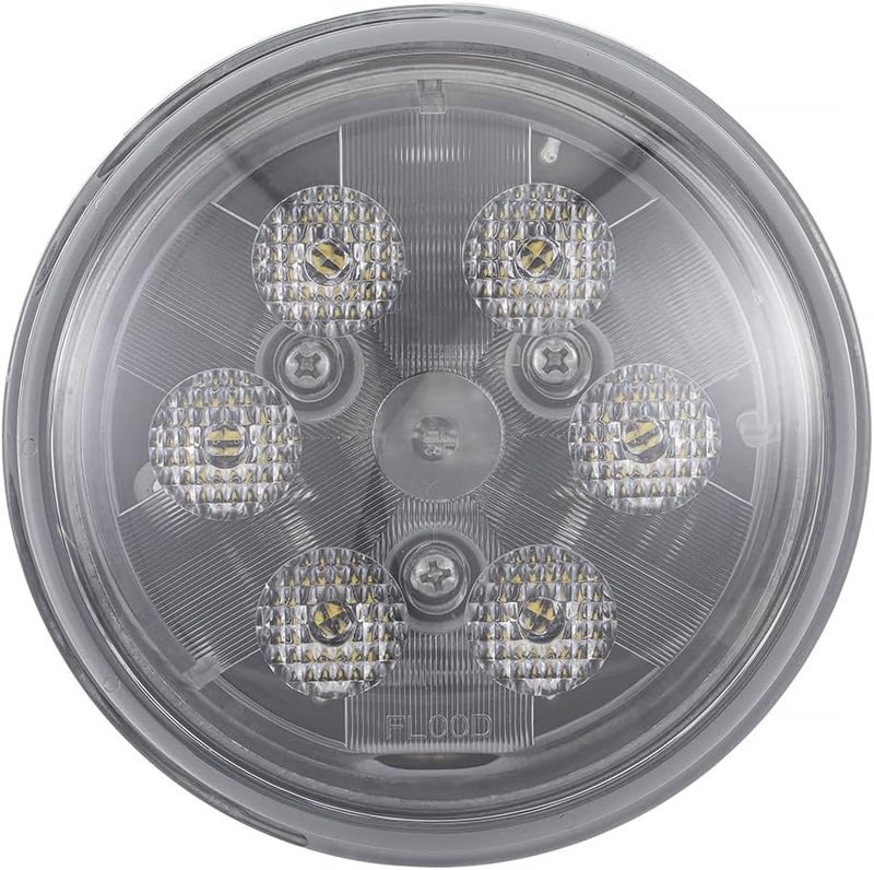 Raycharm PAR36 4.5" Round 18W 5300K Super Bright Natural White Flood Beam LED Headlight Bulb - 2 Pack - Image 4