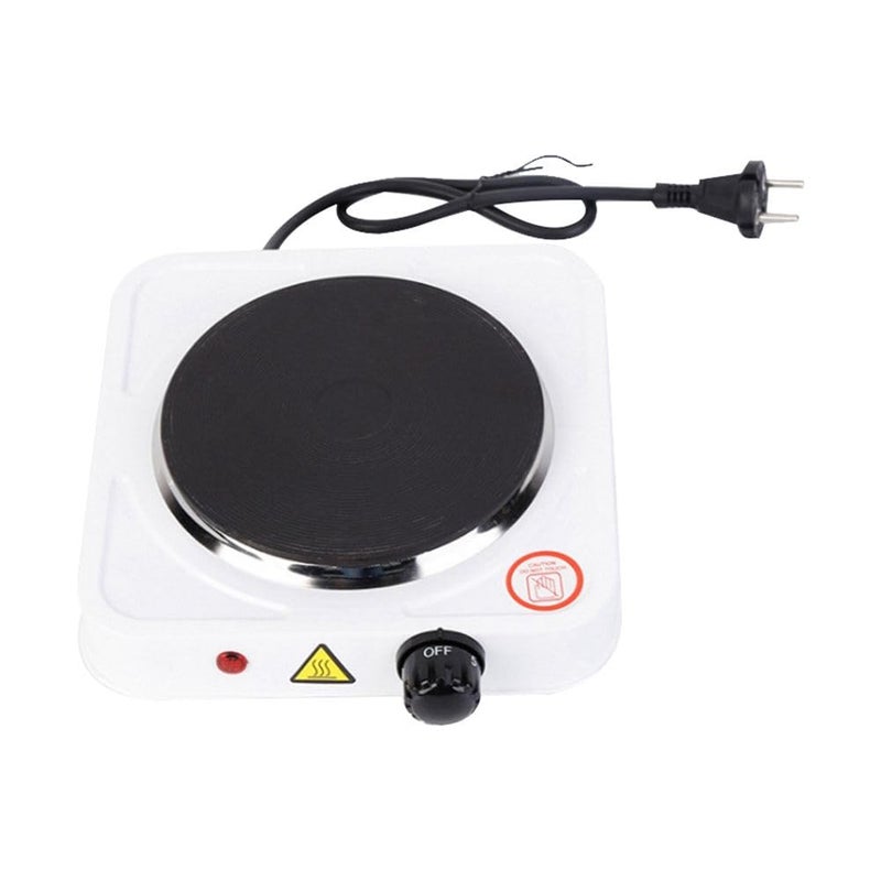1000W Electric Hot Plate for Cooking & Heating, Large Single Burner Portable Countertop Stove, Compact Electric Heating Plate for Tea, Coffee, Meals, Soup & Travel, Ideal for Home, Office, Dorm, Campi - Image 1
