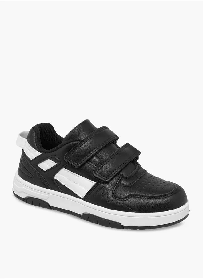 سيد دوتشيني Boys Panelled Sneakers with Hook and Loop Closure