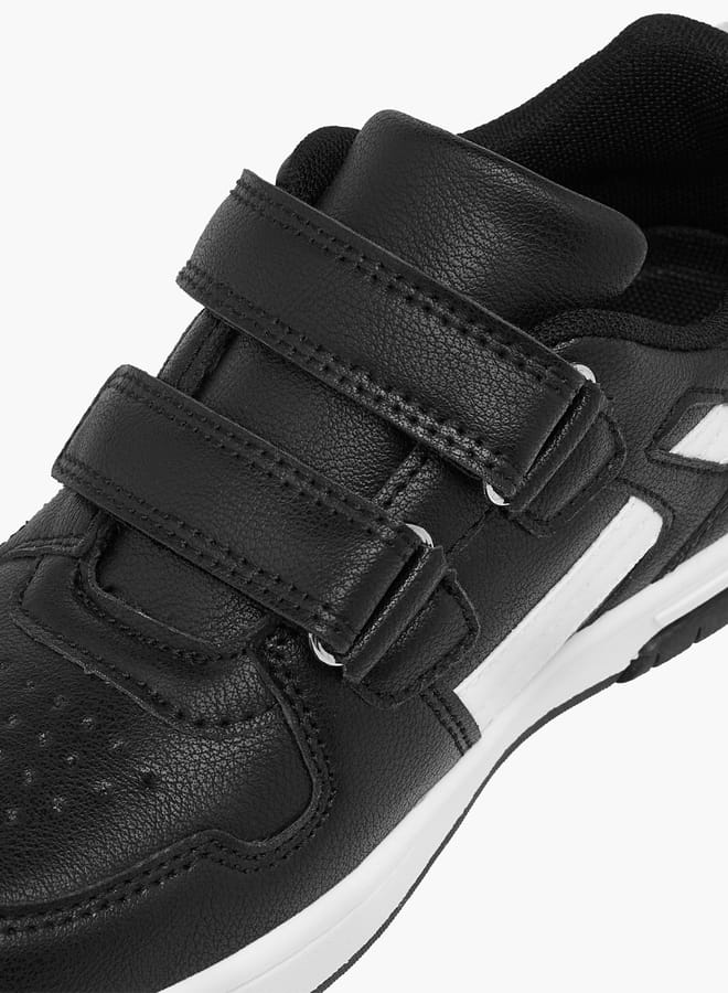 Mister Duchini Boys Panelled Sneakers with Hook and Loop Closure - Image 4