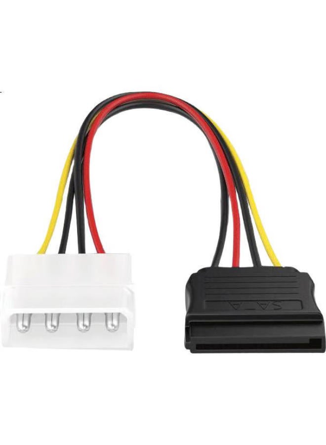 Suoli Soli Sata Power Adapter Cable (large 4p Male To 15p) / Desktop C Puter Hard Drive Optical Drive Connection Cable / 60009 - Image 1