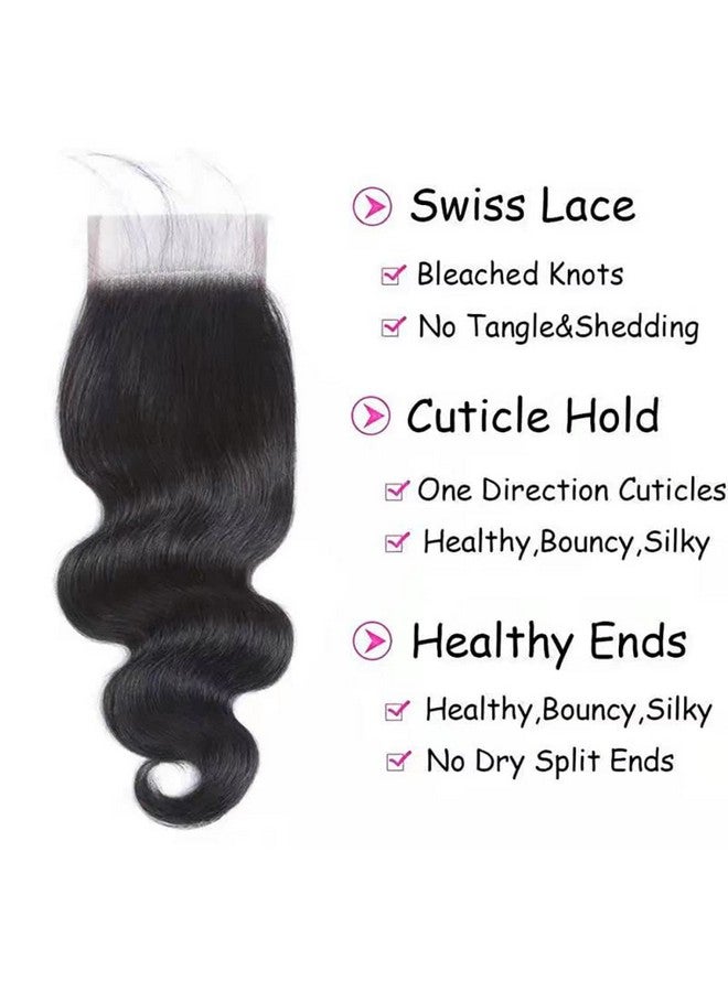 DMS 5X5 Lace Closure Human Hair Body Wave Closure 5X5 HD Lace Closure Free Part 12A Brazilian Virgin Human Hair Body Wave Closure Top Swiss Lace Closure(10 inch) - Image 5